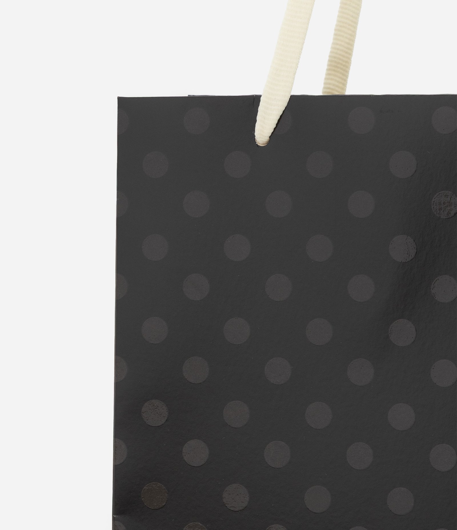 Embalagem de Presente Pequena com Estampa Poá Preto 2