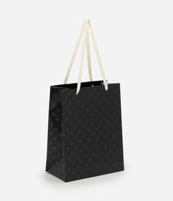 Embalagem de Presente Pequena com Estampa Poá