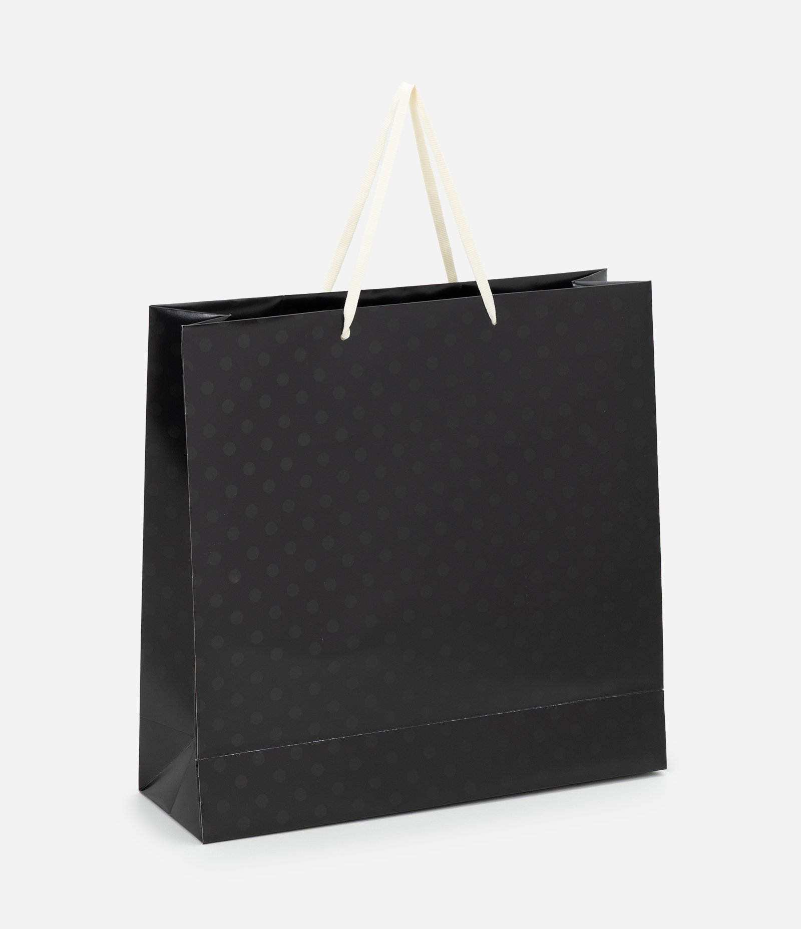 Embalagem de Presente Grande com Estampa Poá Preto 1