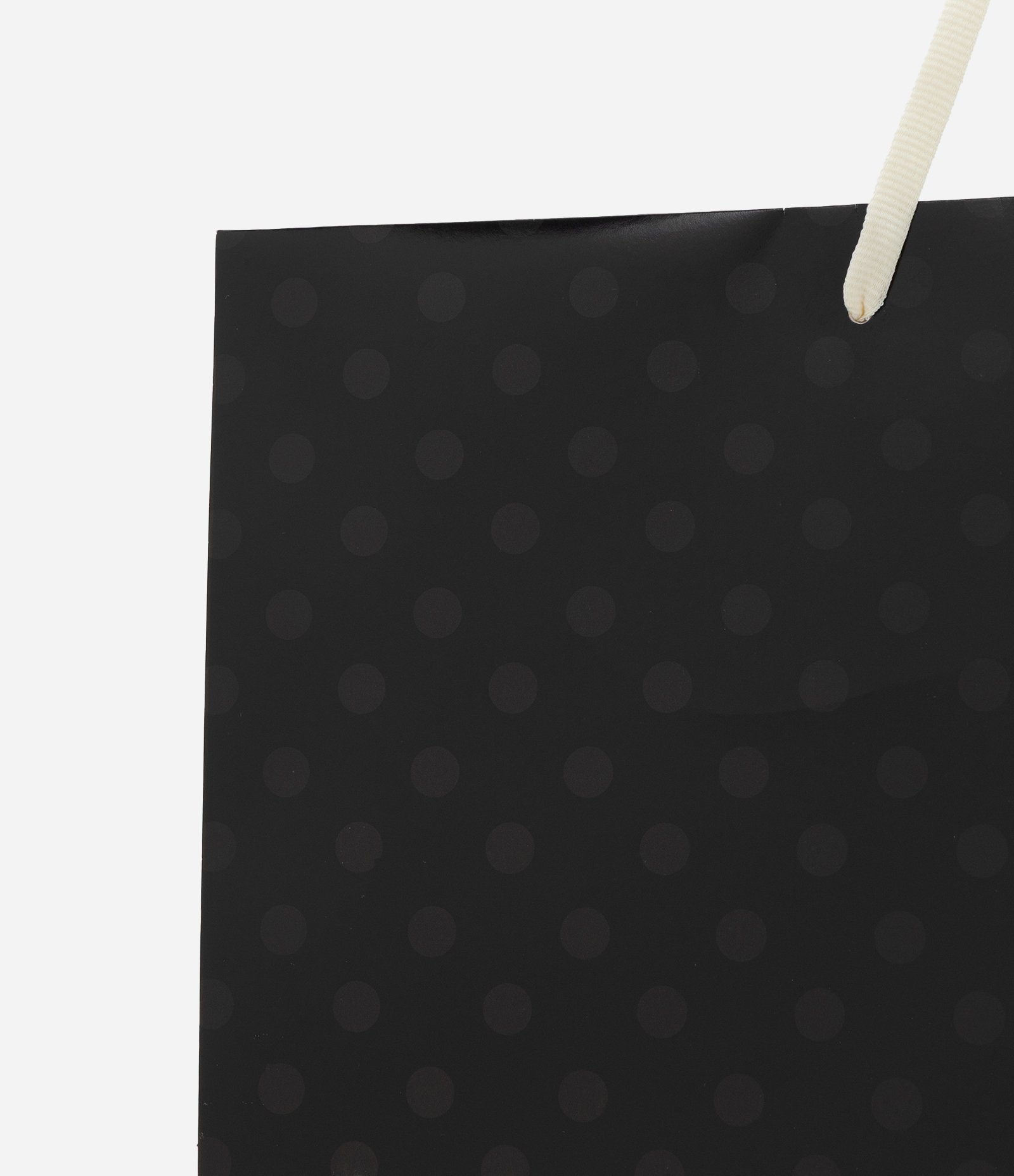 Embalagem de Presente Grande com Estampa Poá Preto 2