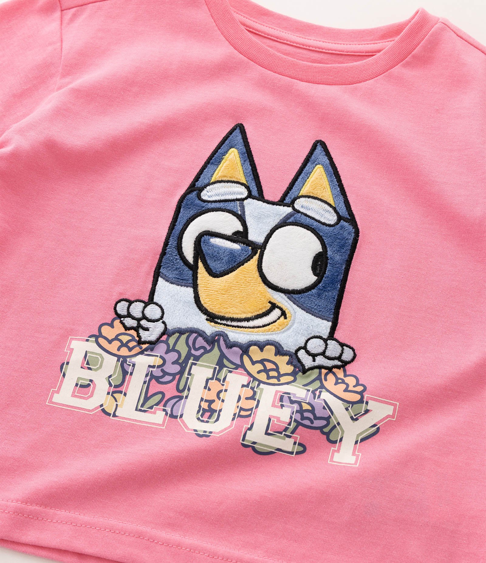 Camiseta Infantil Meia Malha Com Pelinhos - Tam 1  a 8 Anos Rosa 5