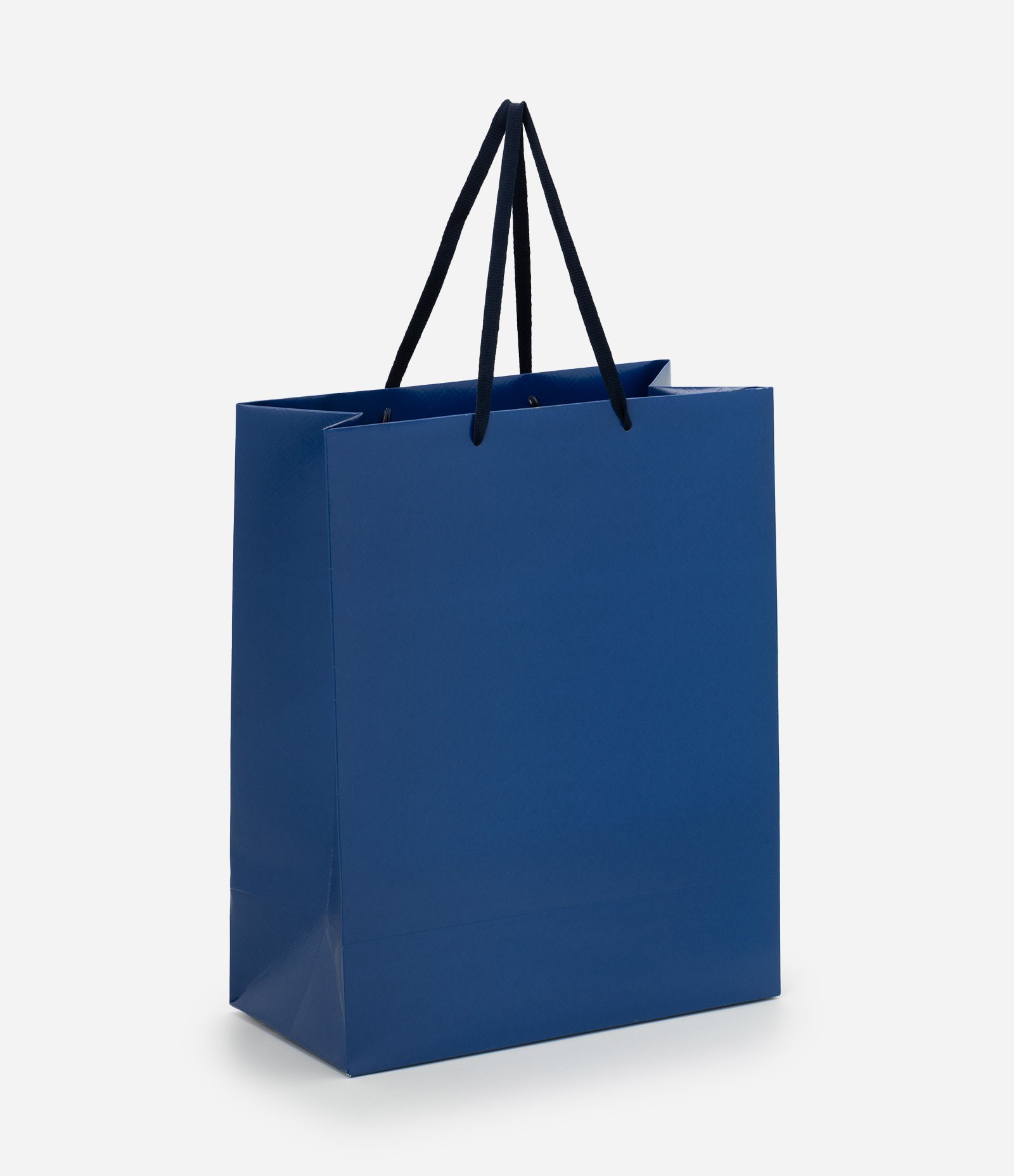 Embalagem de Presente Média com Gofragem Azul 1