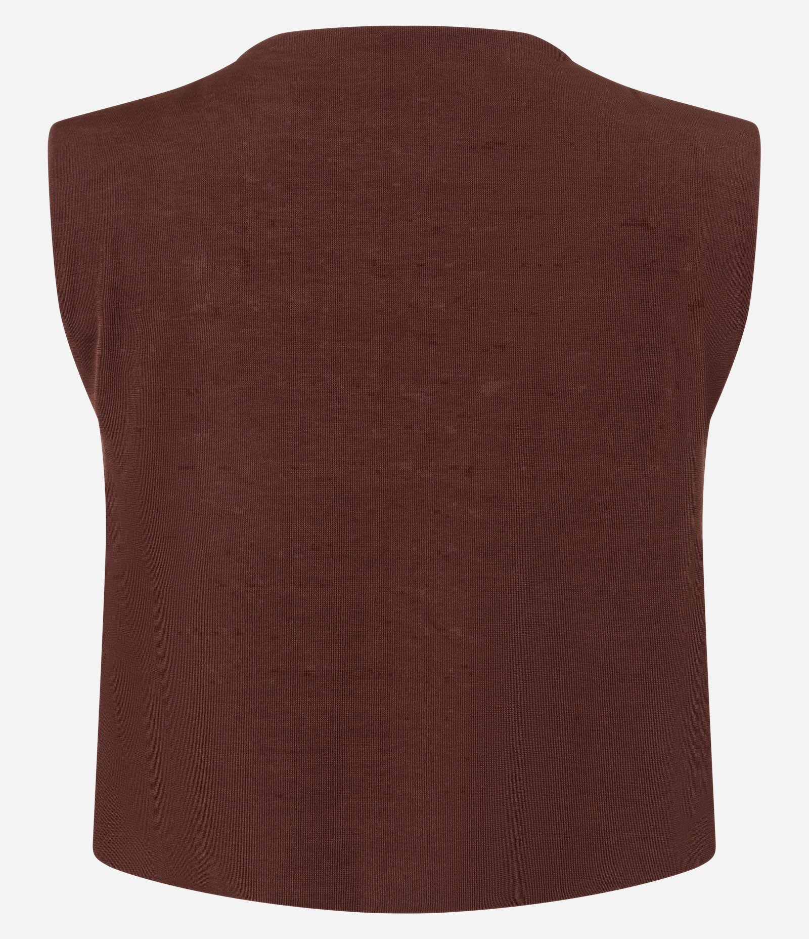 Blusa em Ribana com Ombreiras e Leve Brilho Vinho 7