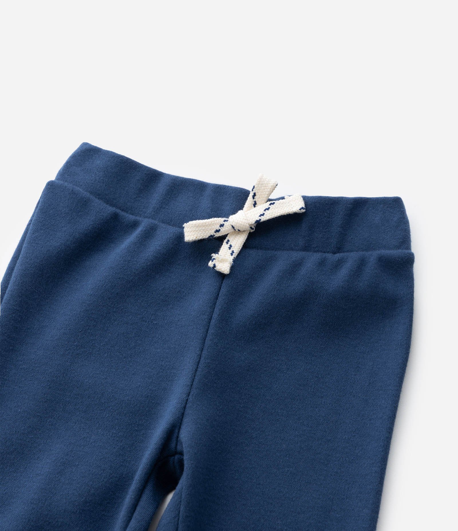 Calça Infantil com Cordão Decorativo – Tam 0 a 18 Meses Azul Marinho 5