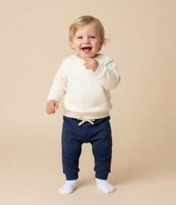 Calça Infantil com Cordão Decorativo – Tam 0 a 18 Meses