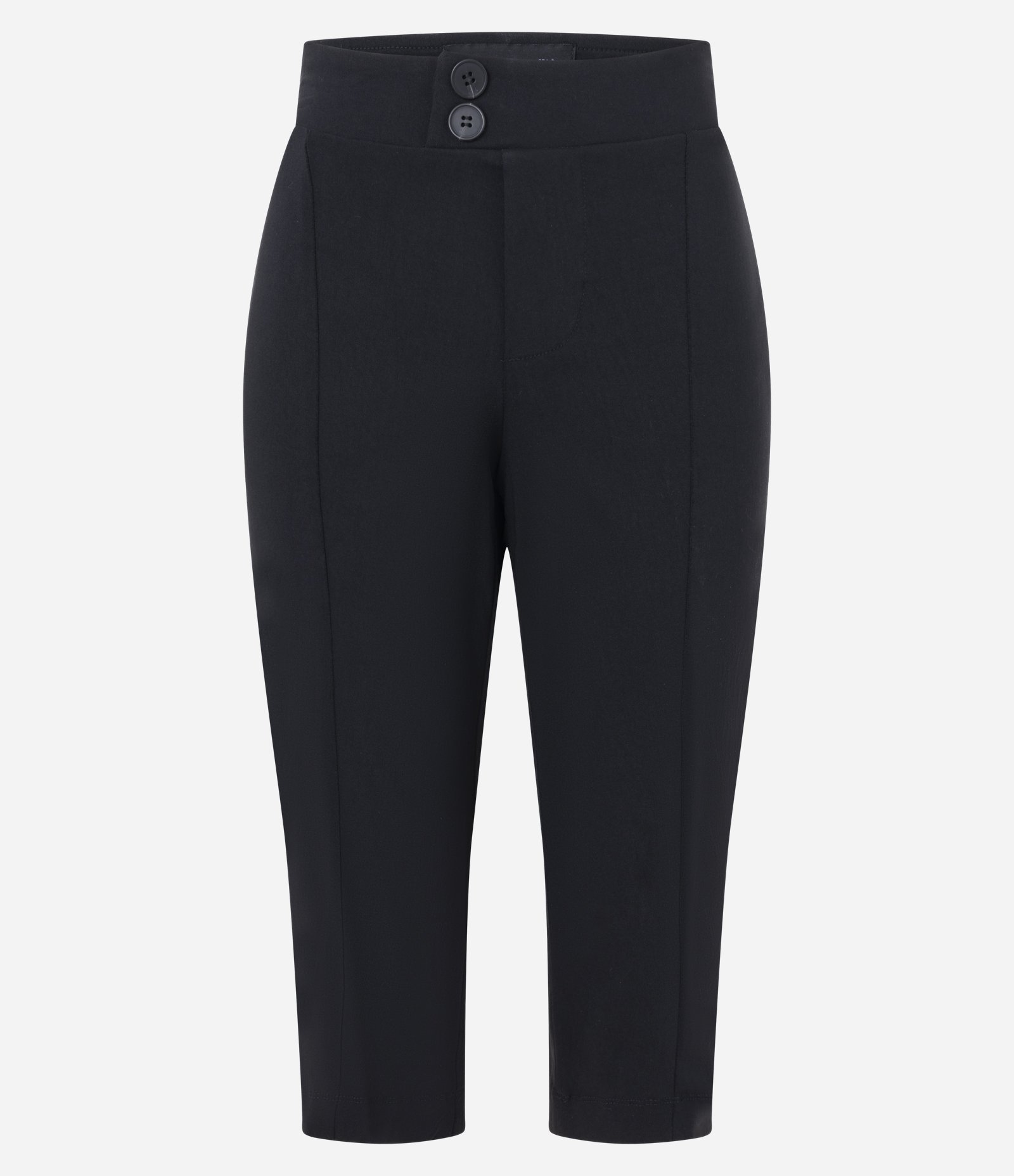 Calça Capri Básica em Bengaline Preto 6