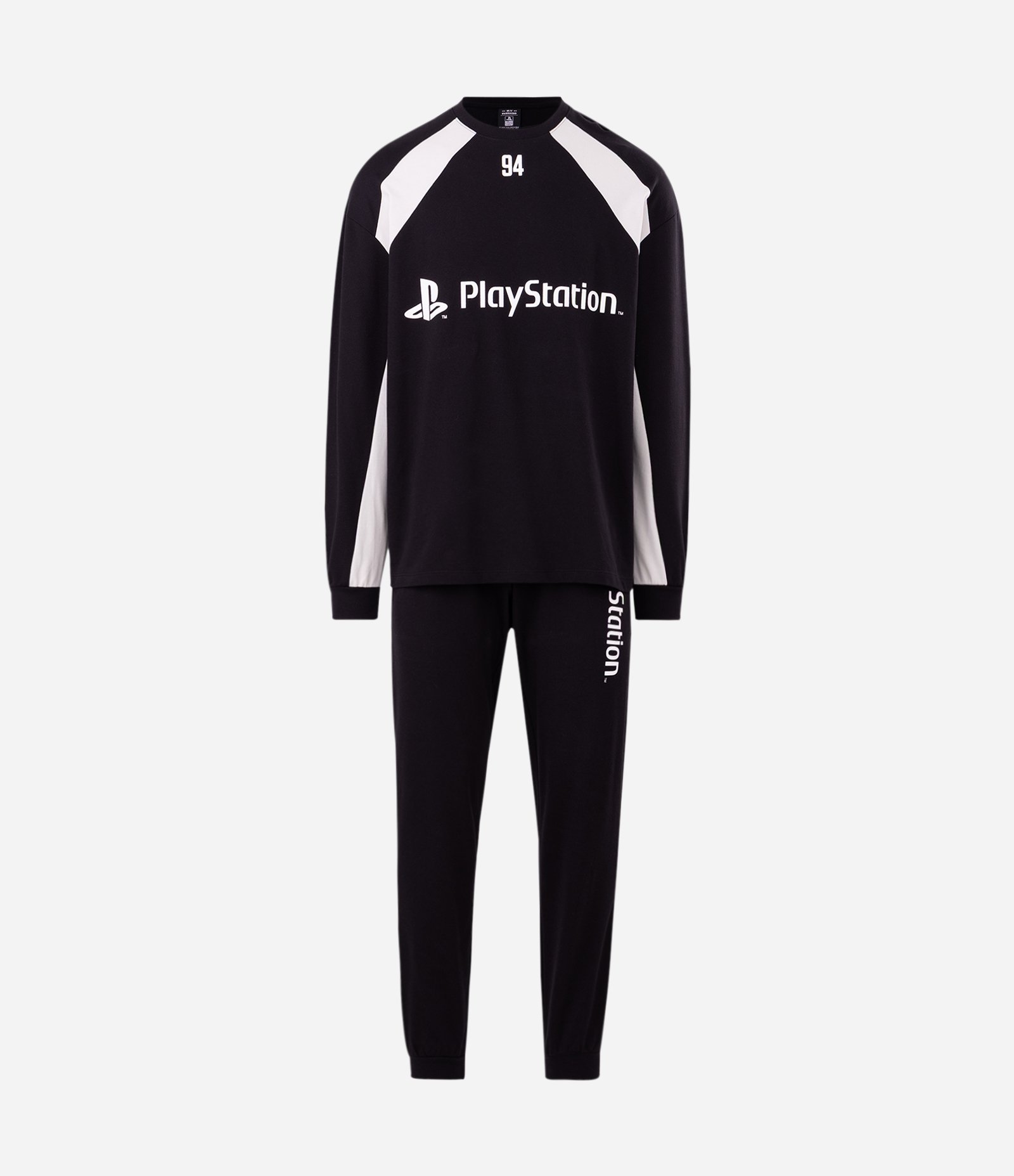 Pijama Longo Licenciado Playstation Oversized Preto 4