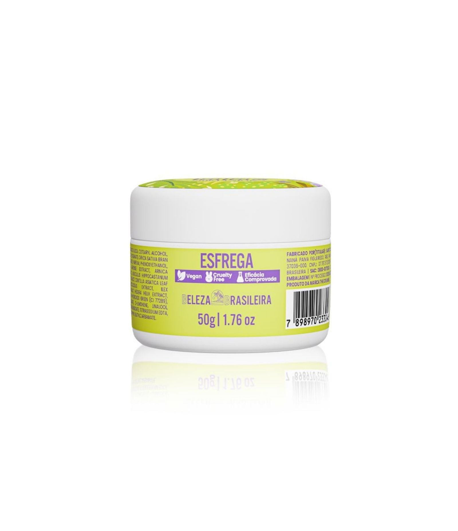 Kit 1 Mini Barriguinha Cream 50g + 1 Mini Bumbum Cream 50g + 1 Mini Esfrega Bumbum 50g + 1 Necessaire PVC Beleza Brasileira KIT 3