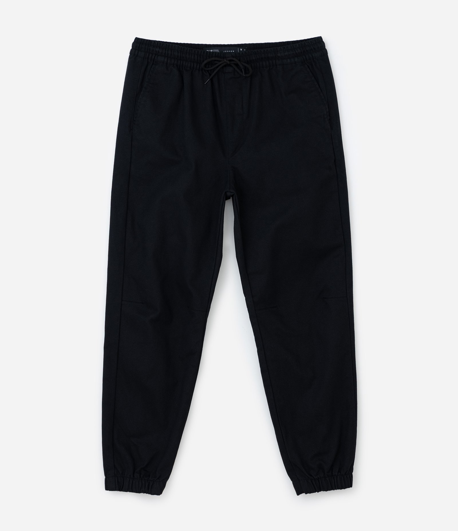 Calça Jogger em Sarja Lisa Preto 1