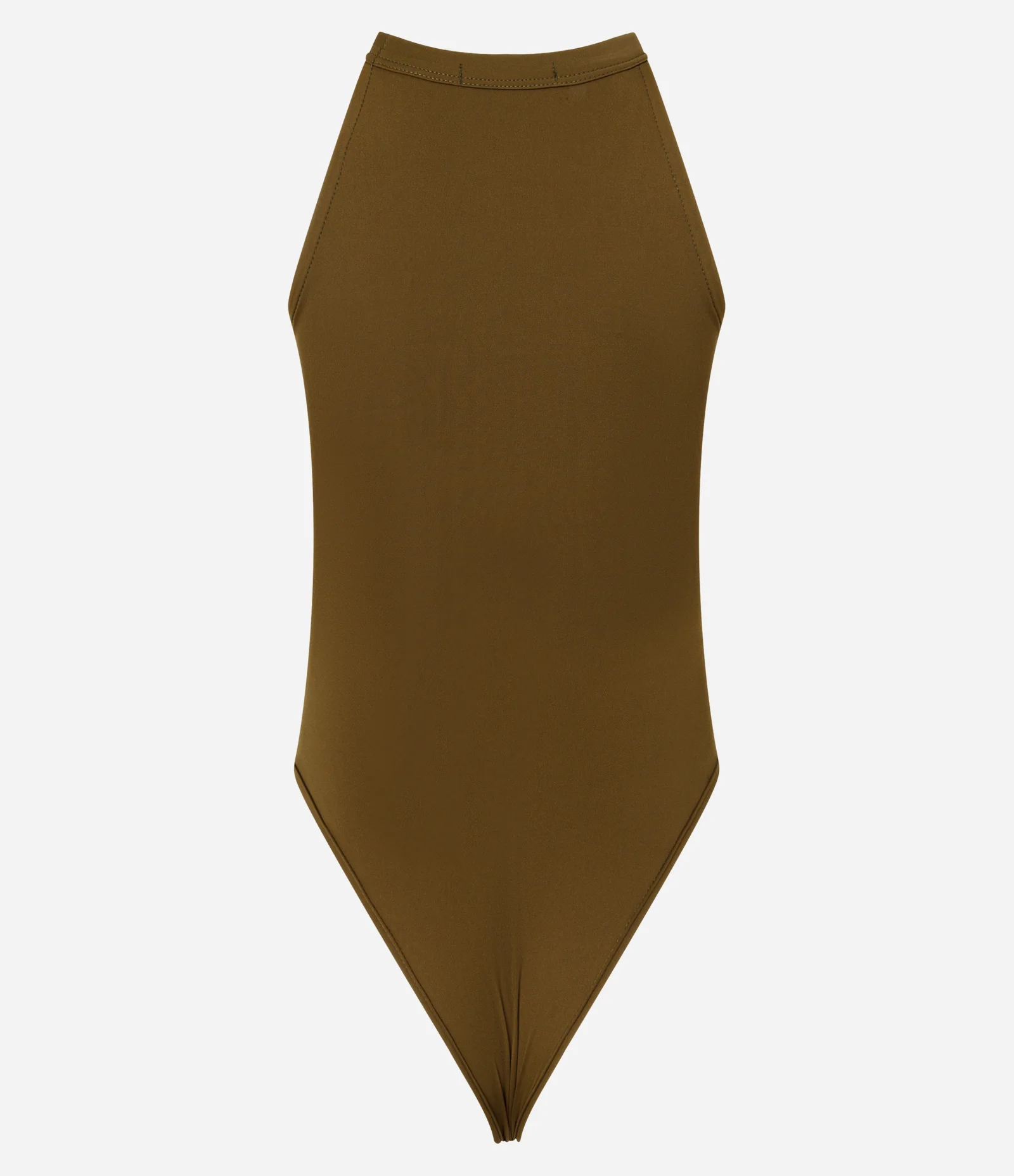 Body em Poliamida com Decote Halter Verde 2