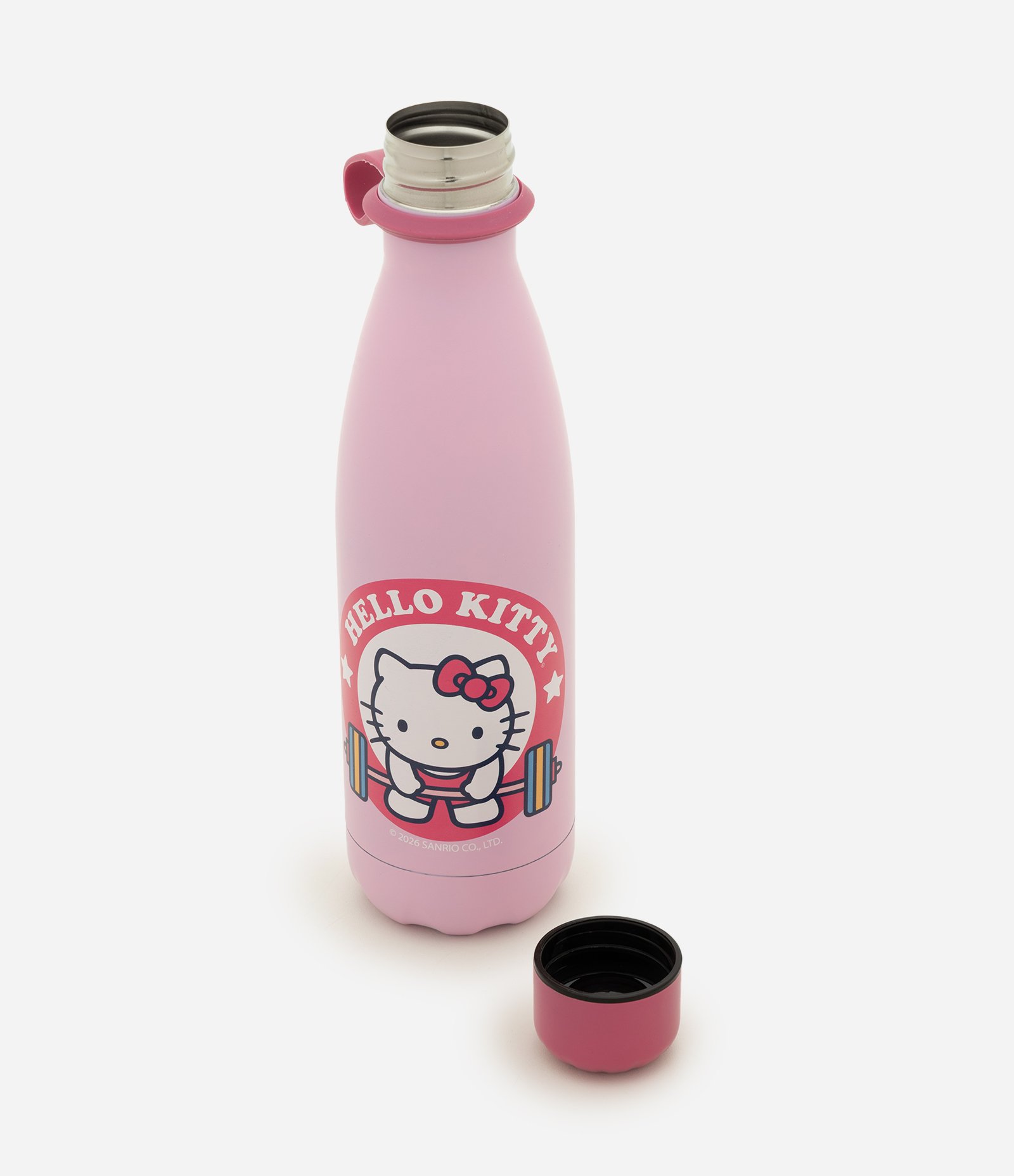 Garrafa em Aço Inoxidável com Estampa Hello Kitty Rosa 5