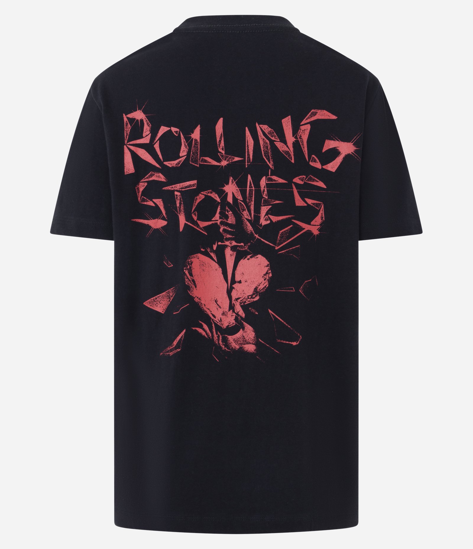 Camiseta em Algodão com Estampa Rolling Stones Preto 2