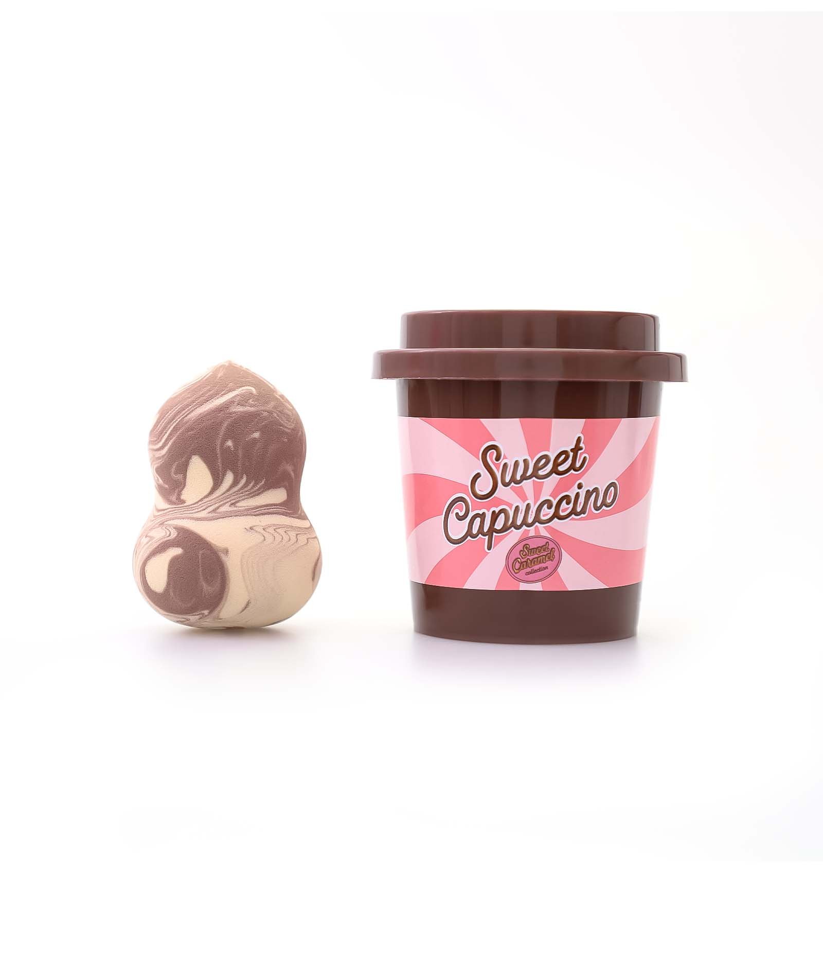 Kit Esponja de Maquiagem e Case de Esponja Sweet Capuccino Alchemia KIT 3