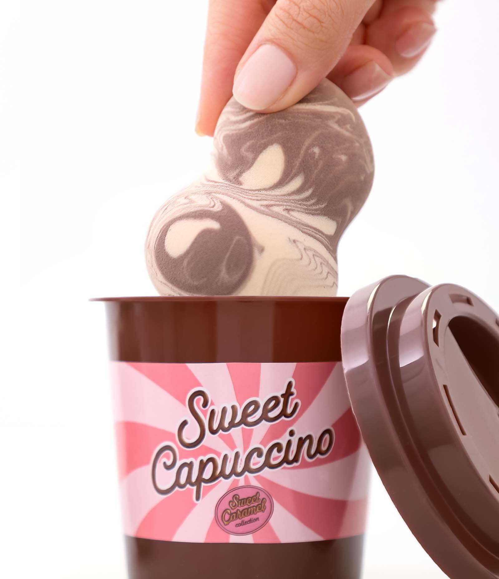 Kit Esponja de Maquiagem e Case de Esponja Sweet Capuccino Alchemia KIT 4