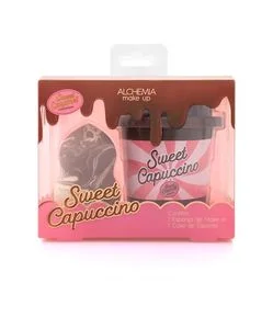 Kit Esponja de Maquiagem e Case de Esponja Sweet Capuccino Alchemia