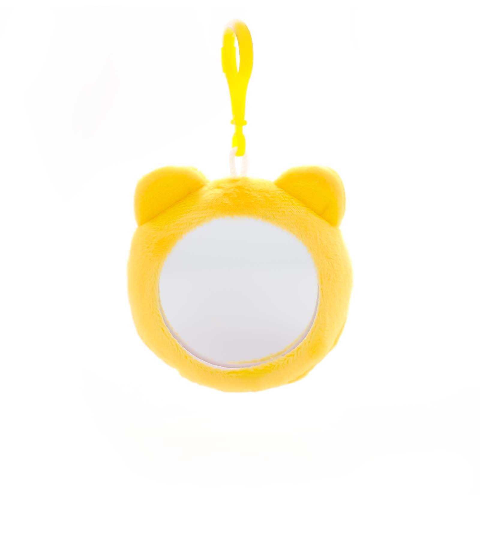 Espelho Portátil com Capa Apeluciada e Mosquetão Ursinho Pooh U 5