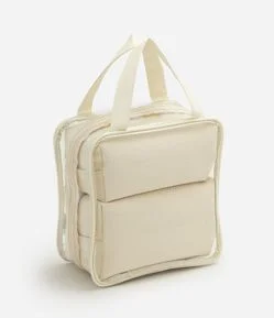 Kit de 03 Necessaires com Textura Waffle