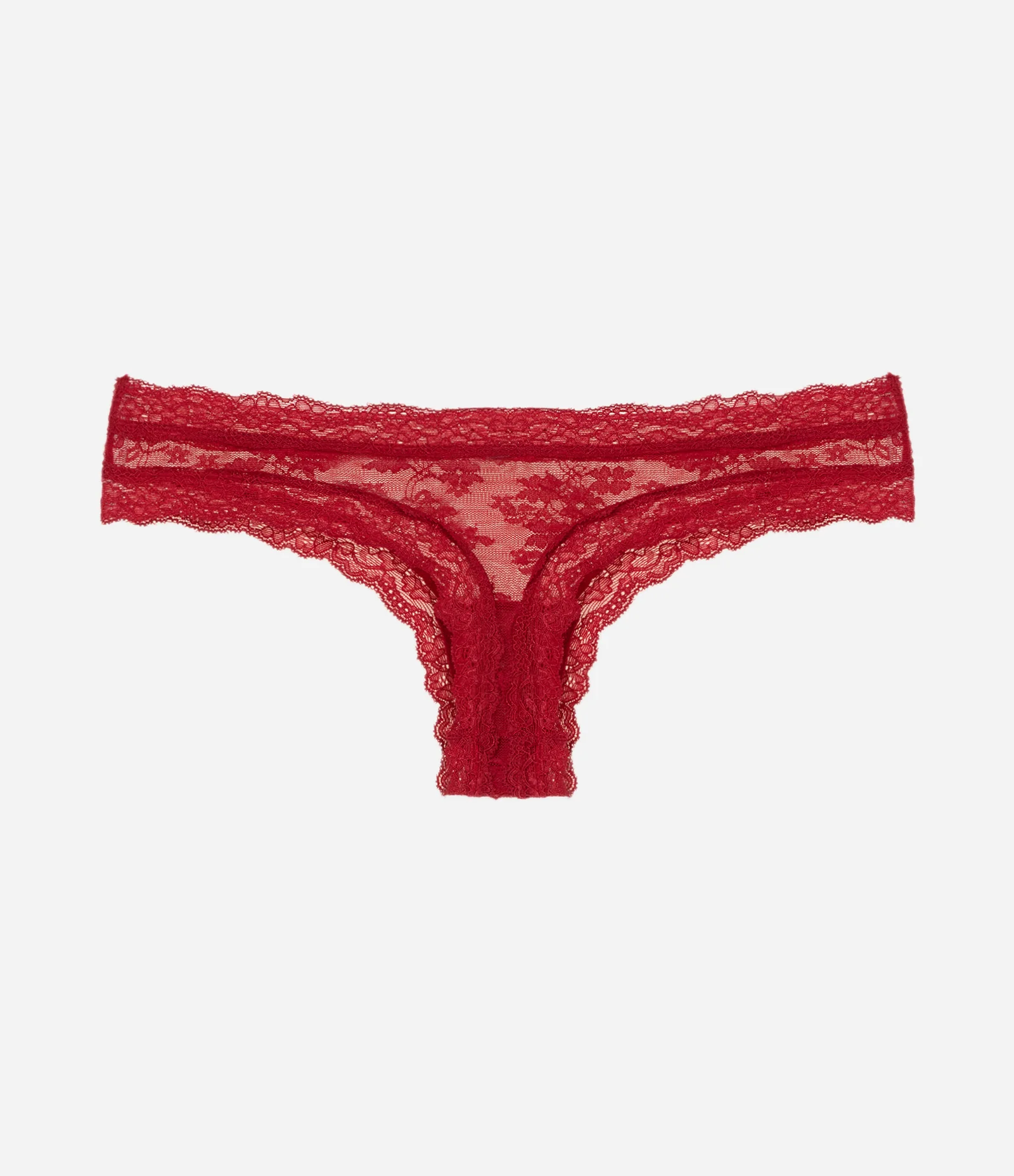 Calcinha Biquíni Fio em Laise com Emabalgem Presenteável Vermelho 2