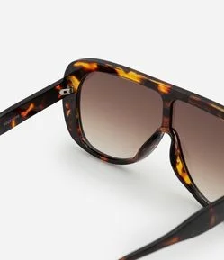 Óculos de Sol Máscara com Lentes Amplas