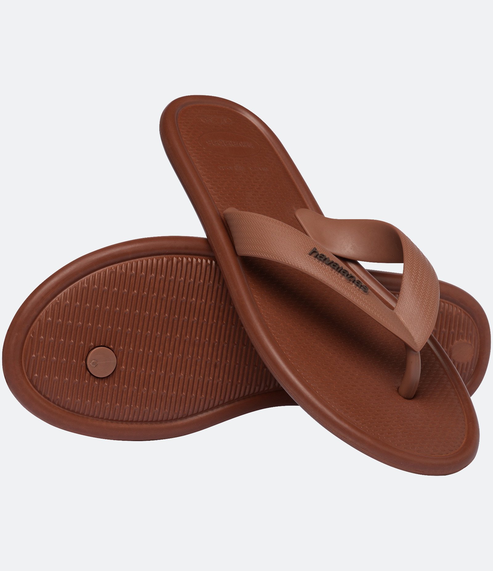 Chinelo Havaianas com Acabamento Fosco Marrom 3
