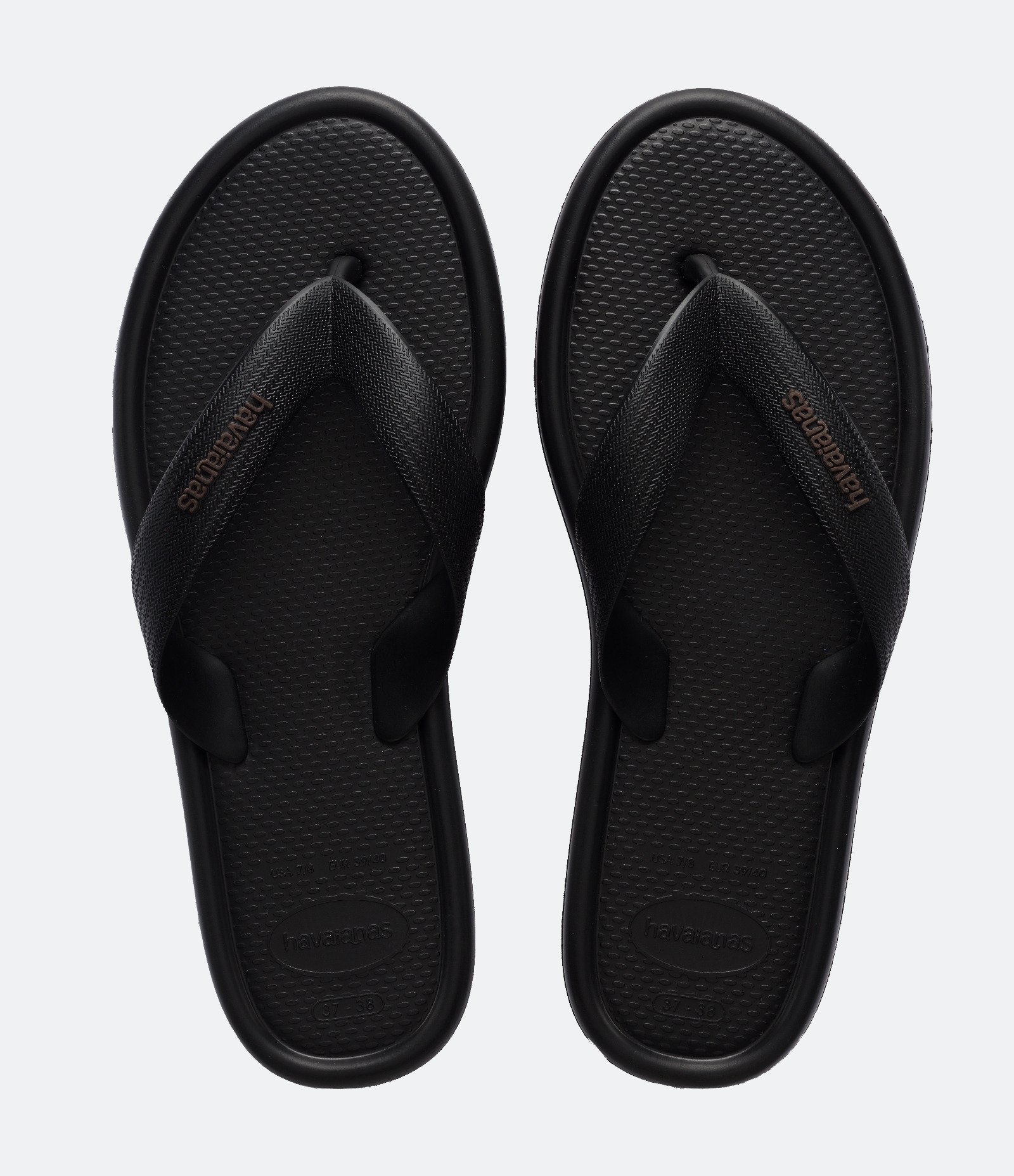 Chinelo Havaianas com Acabamento Fosco Preto 1