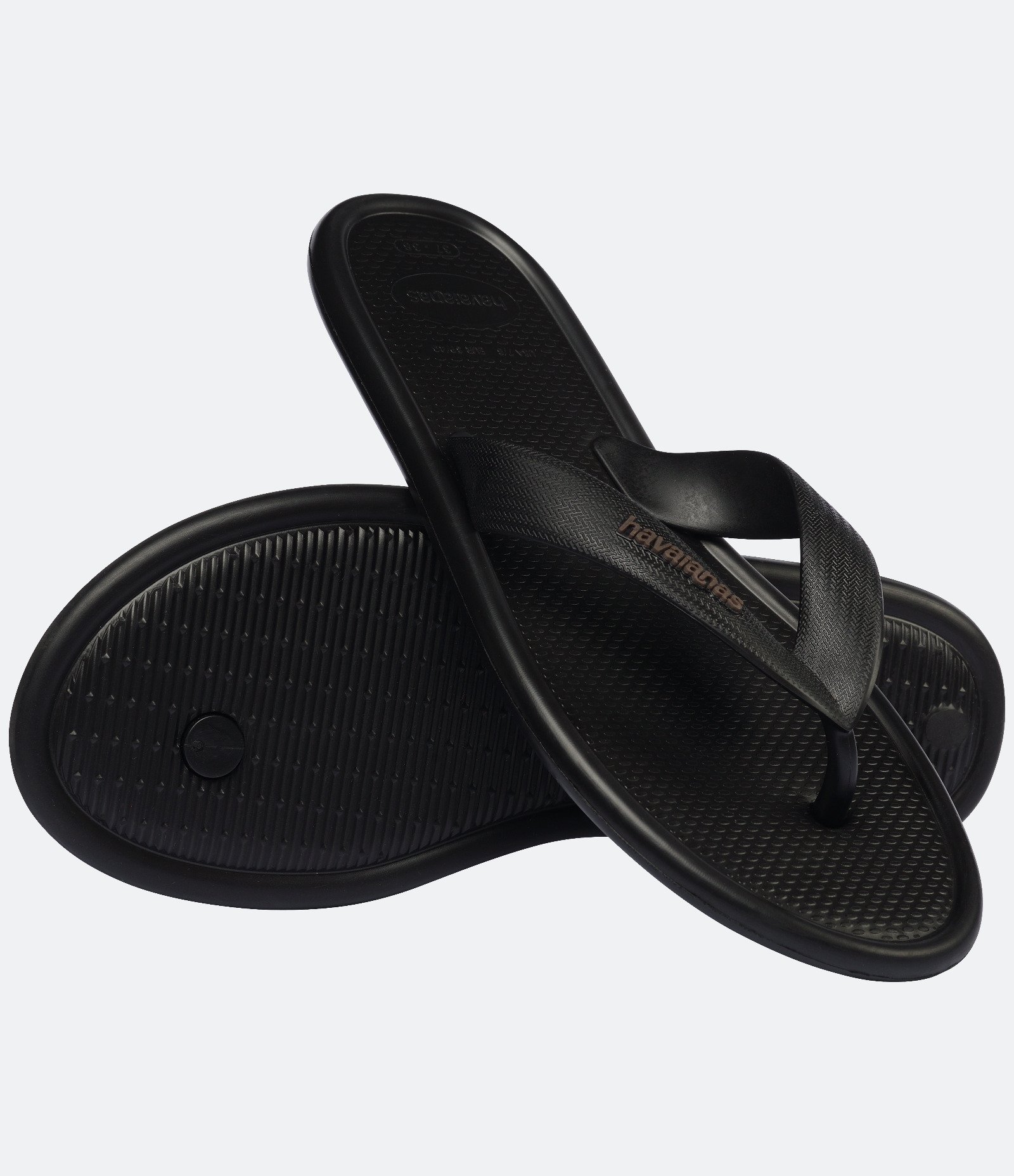 Chinelo Havaianas com Acabamento Fosco Preto 4