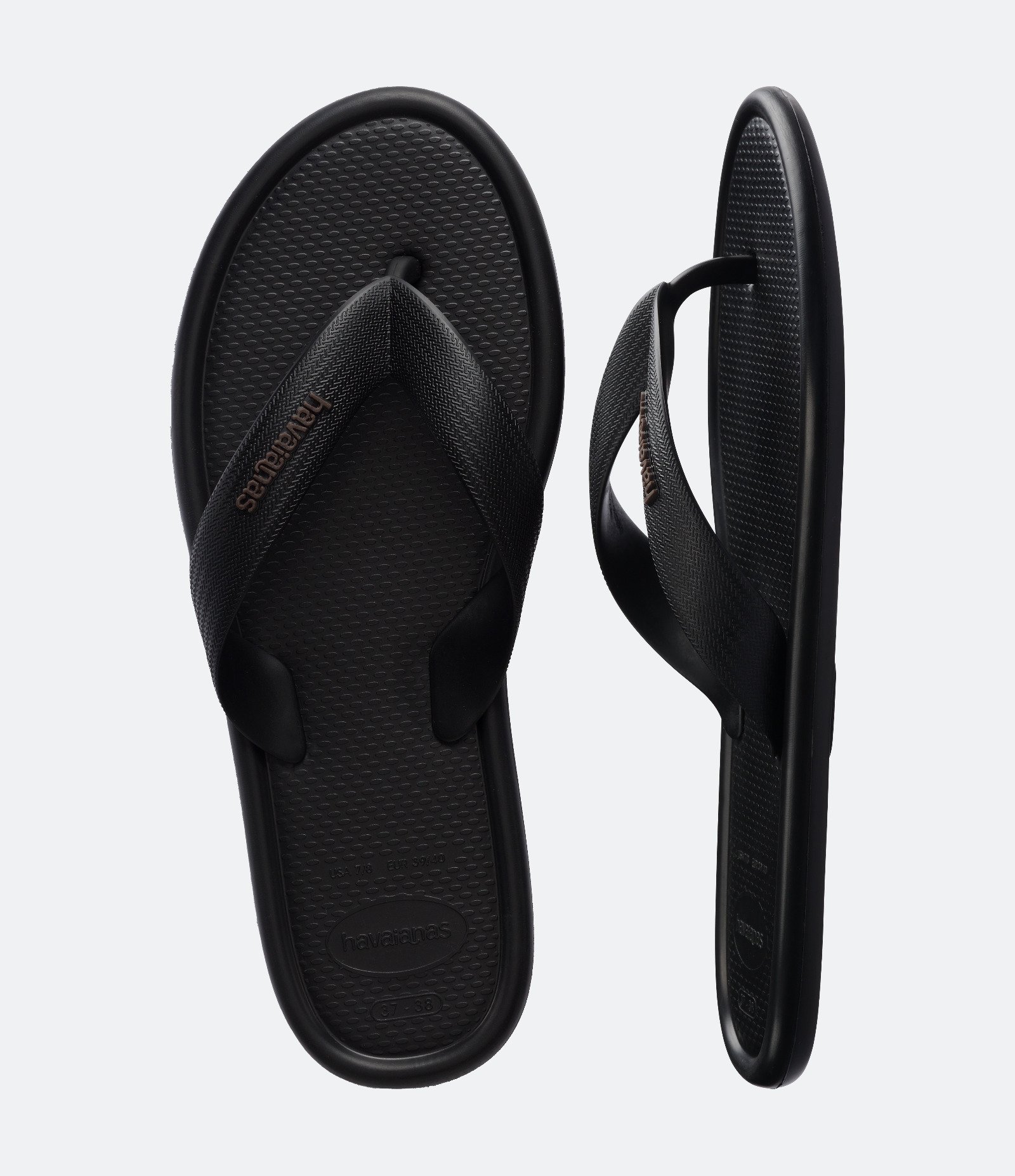 Chinelo Havaianas com Acabamento Fosco Preto 5