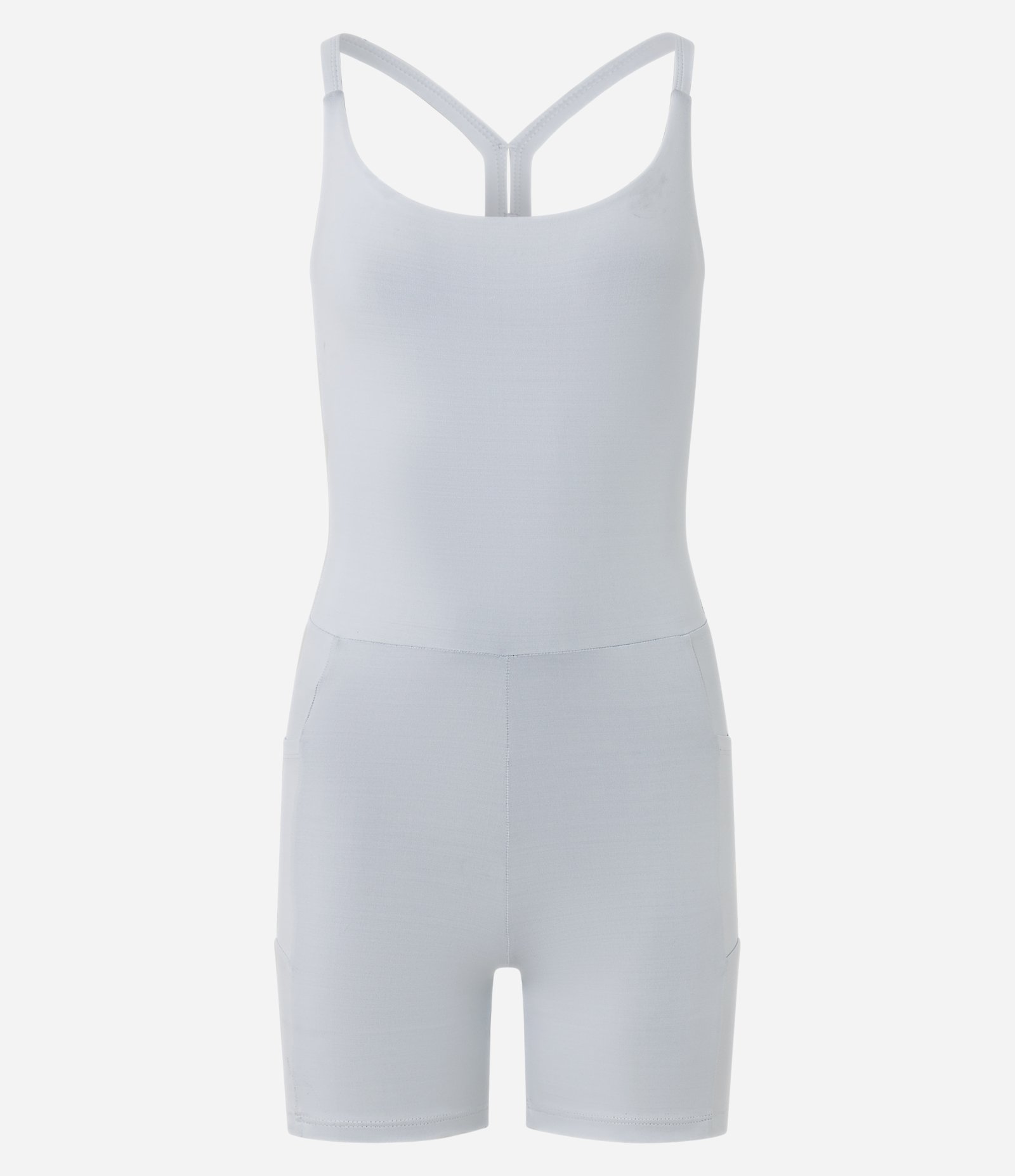Macaquinho Dupla Face com Alça Halter Neck Branco 1