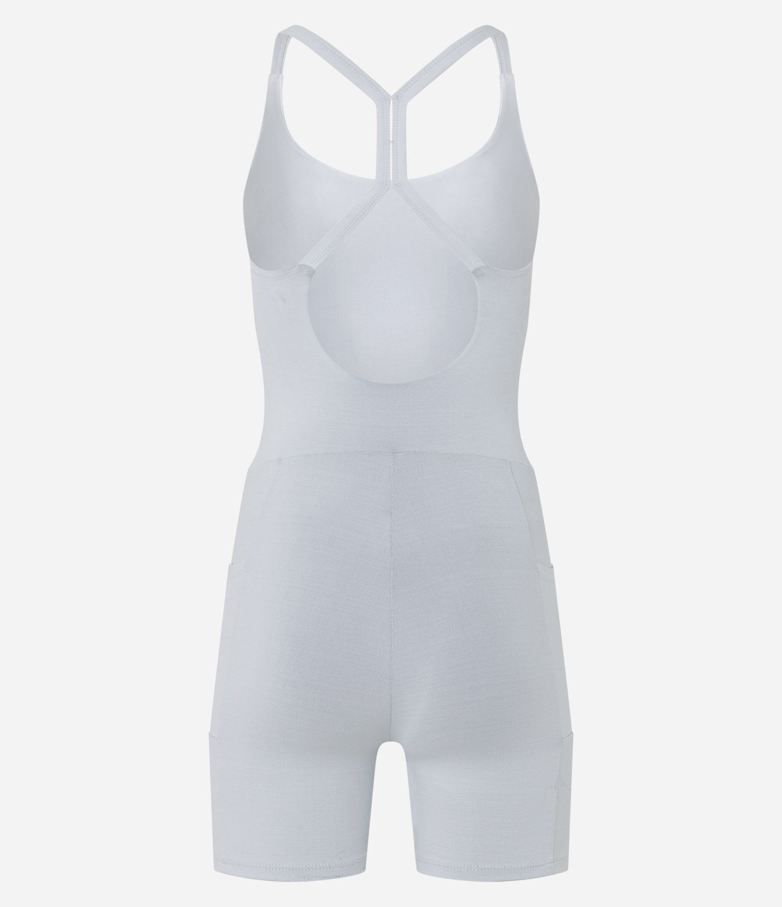 Macaquinho Dupla Face com Alça Halter Neck Branco 2