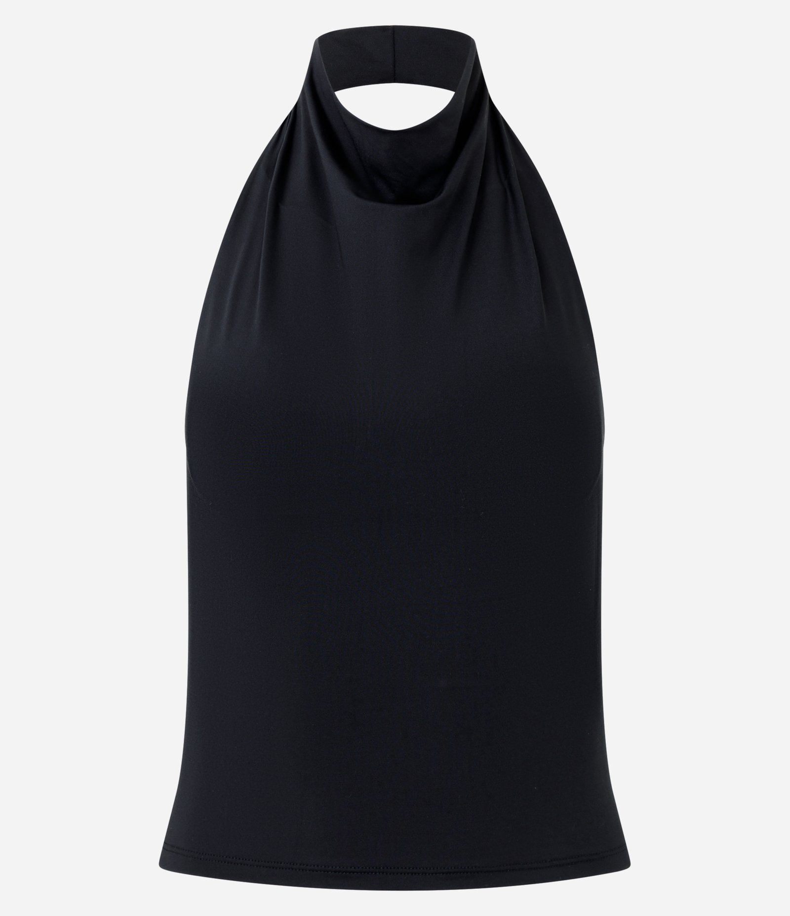 Blusa Frente Única em Microfibra Preto 5