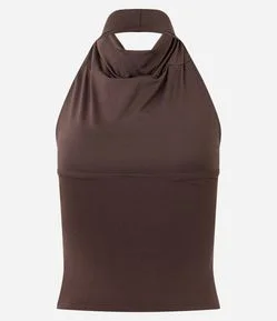 Blusa Frente Única em Microfibra