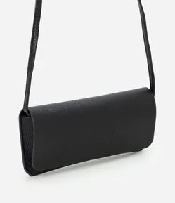 Estojo de Óculos em PU com Cordinha