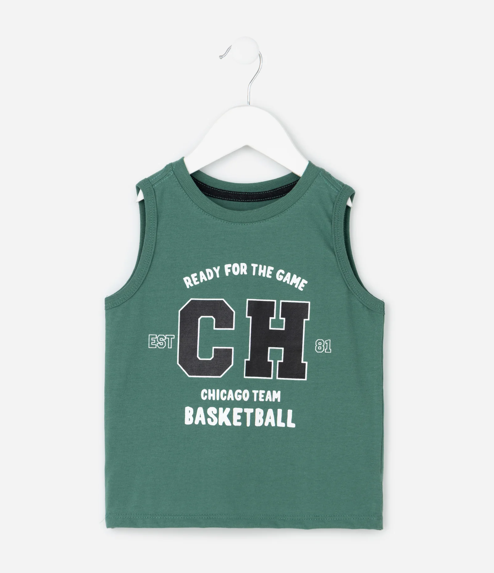 Regata Infantil com Estampa College – Tam 1 a 5/6 Anos Verde 1