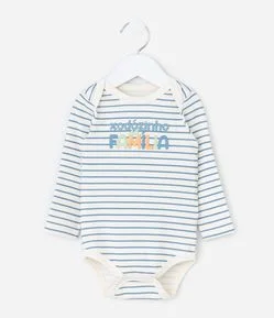 Body Infantil Listrada com Lettering Xodozinho – Tam RN a 18 Meses