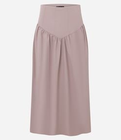 Saia Longa com Cós Corset Largo
