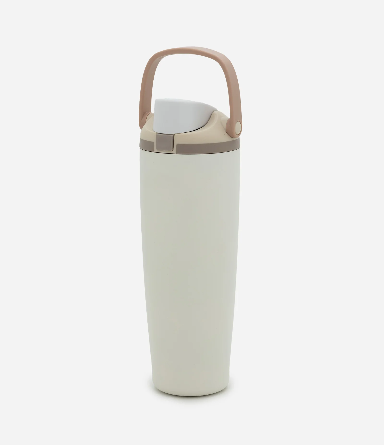 Garrafa Térmica em Aço Inoxidável com Trava na Tampa Off White 1