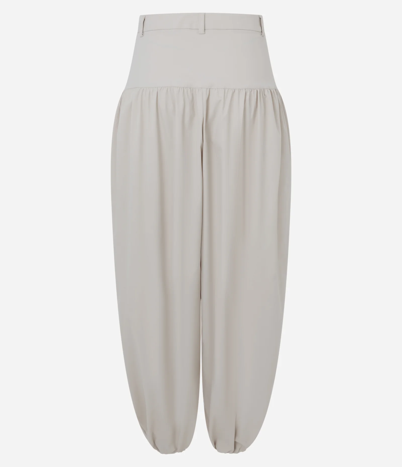 Calça Aladim Alfaiatada com Cós Largo Cinza 2