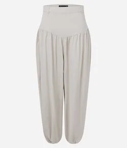 Calça Aladim Alfaiatada com Cós Largo