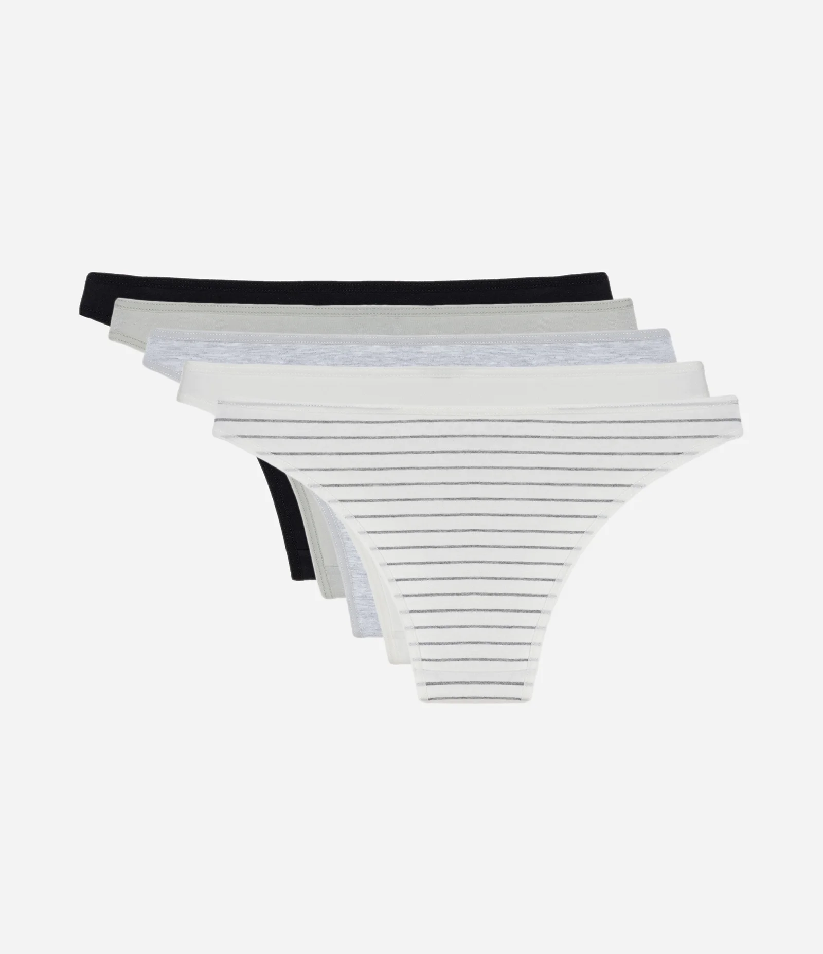 Kit 05 Calcinhas Biquíni em Algodão Multicores 2