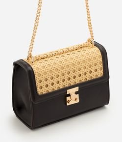 Bolsa Shoulder Média com Alça de Corrente