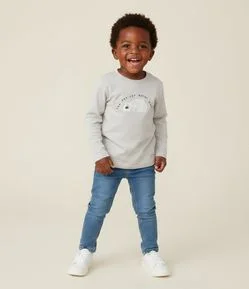Camiseta Infantil com Estampa Urso – Tam 1 a 6 Anos