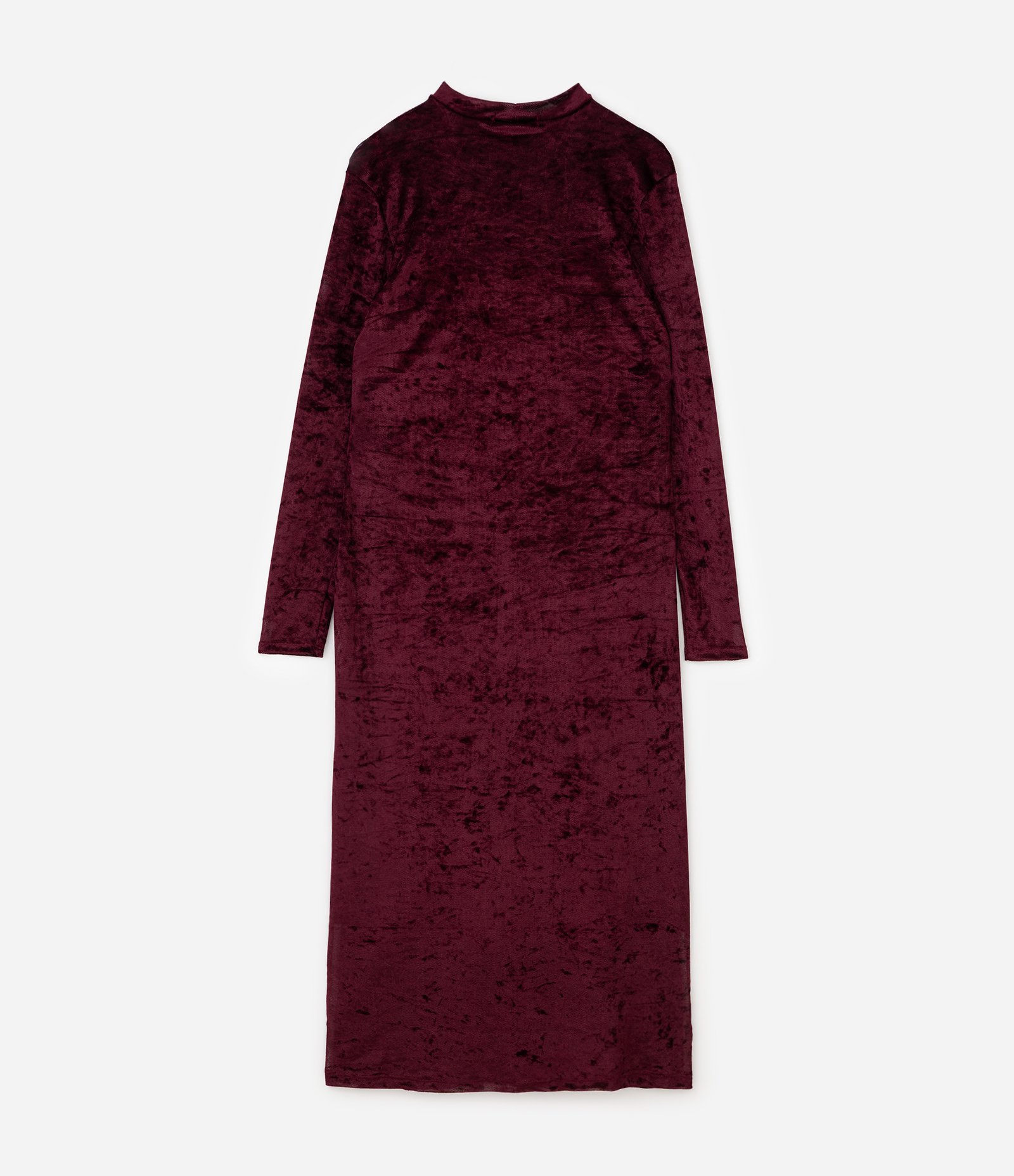 Vestido Midi com Tule e Forro Interno Curve & Plus Size Vinho 2