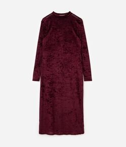 Vestido Midi com Tule e Forro Interno Curve & Plus Size