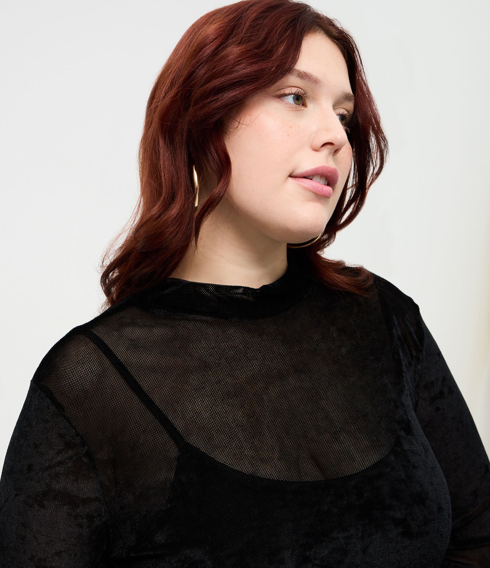 Vestido Midi em Tule com Anágua Curve & Plus Size Preto 3