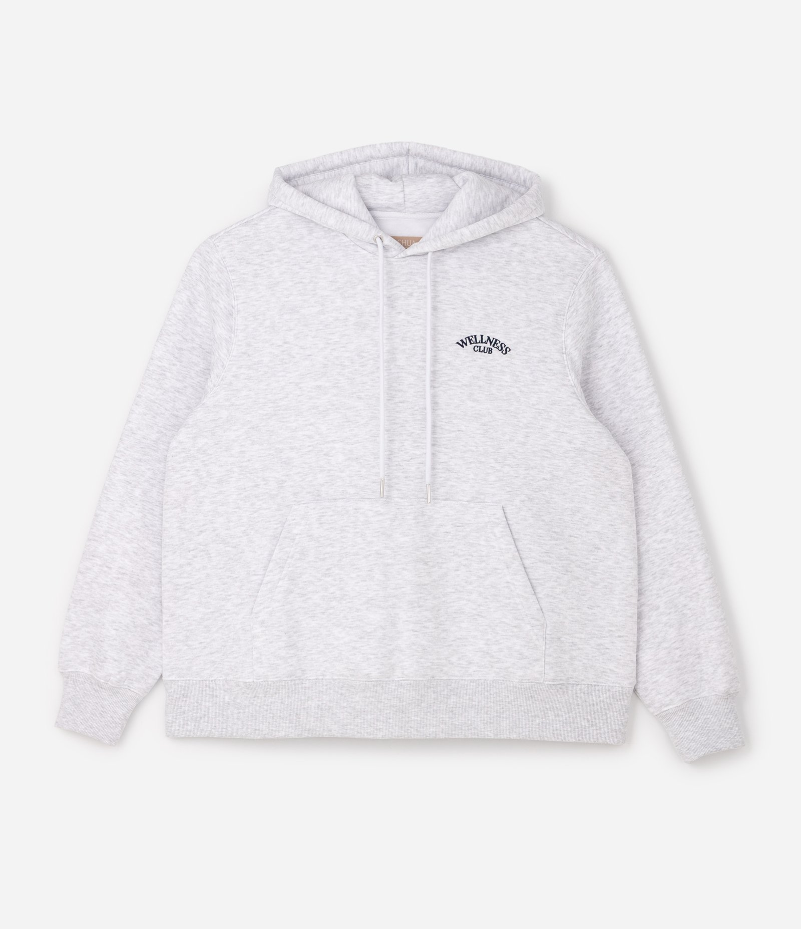 Moletom Esportivo com Capuz Curve & Plus Size Cinza Claro 6