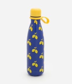 Garrafa em Aço Inoxidável com Alça de Silicone 500ml