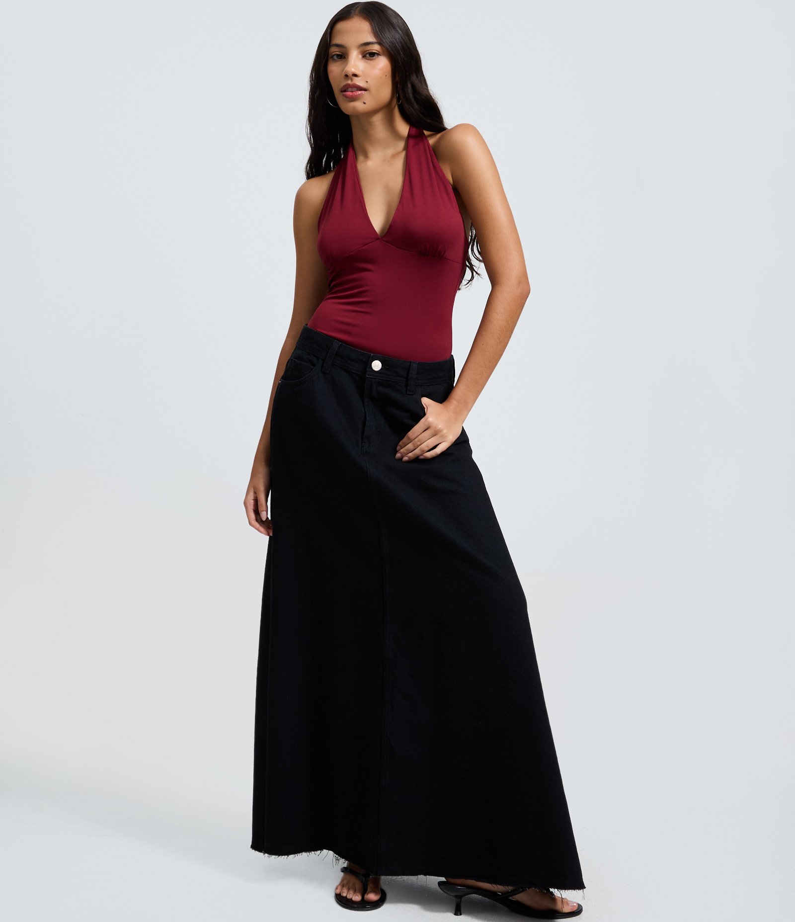 Blusa Frente Única em Microfibra Vermelho 2