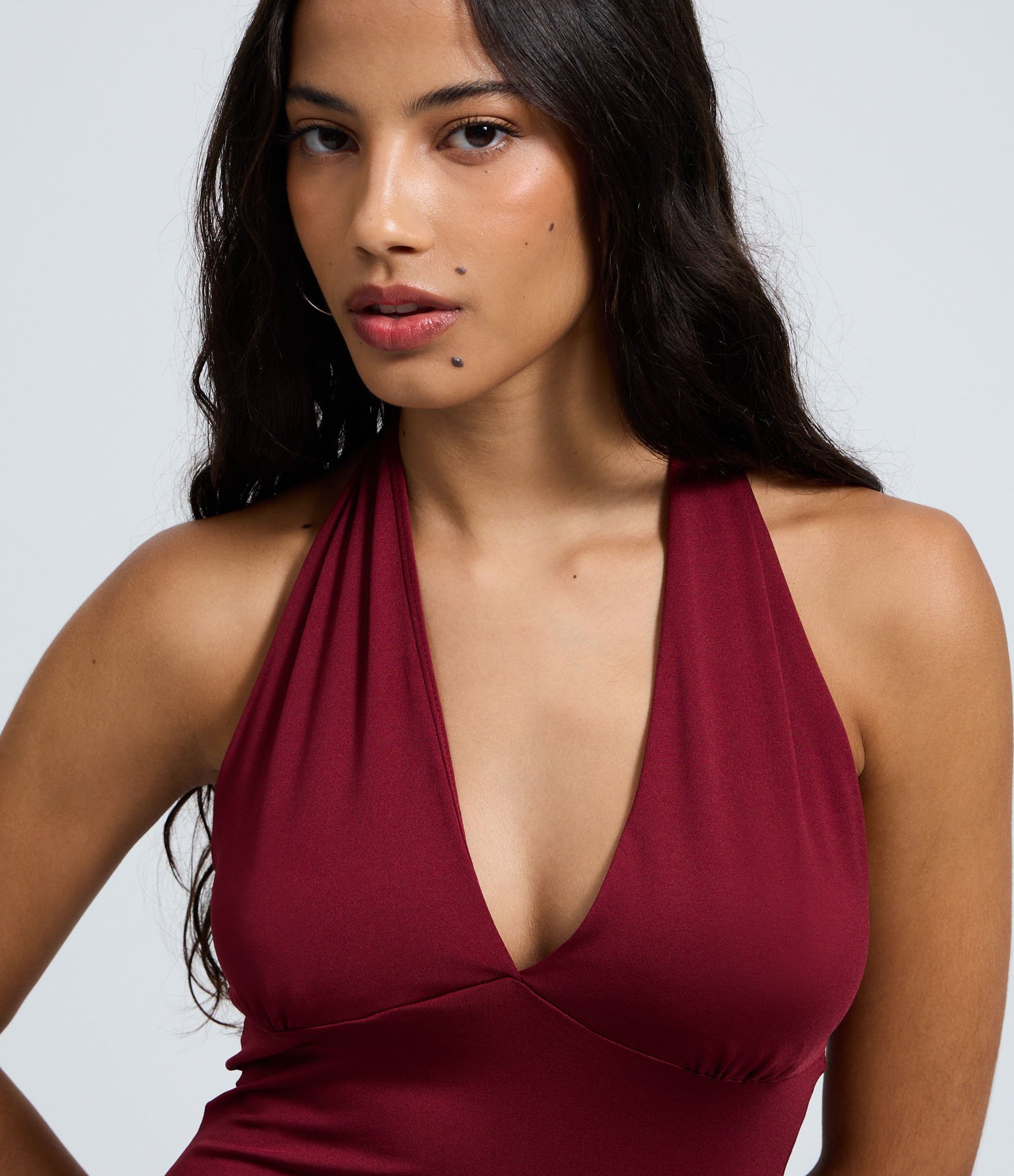 Blusa Frente Única em Microfibra Vermelho 3