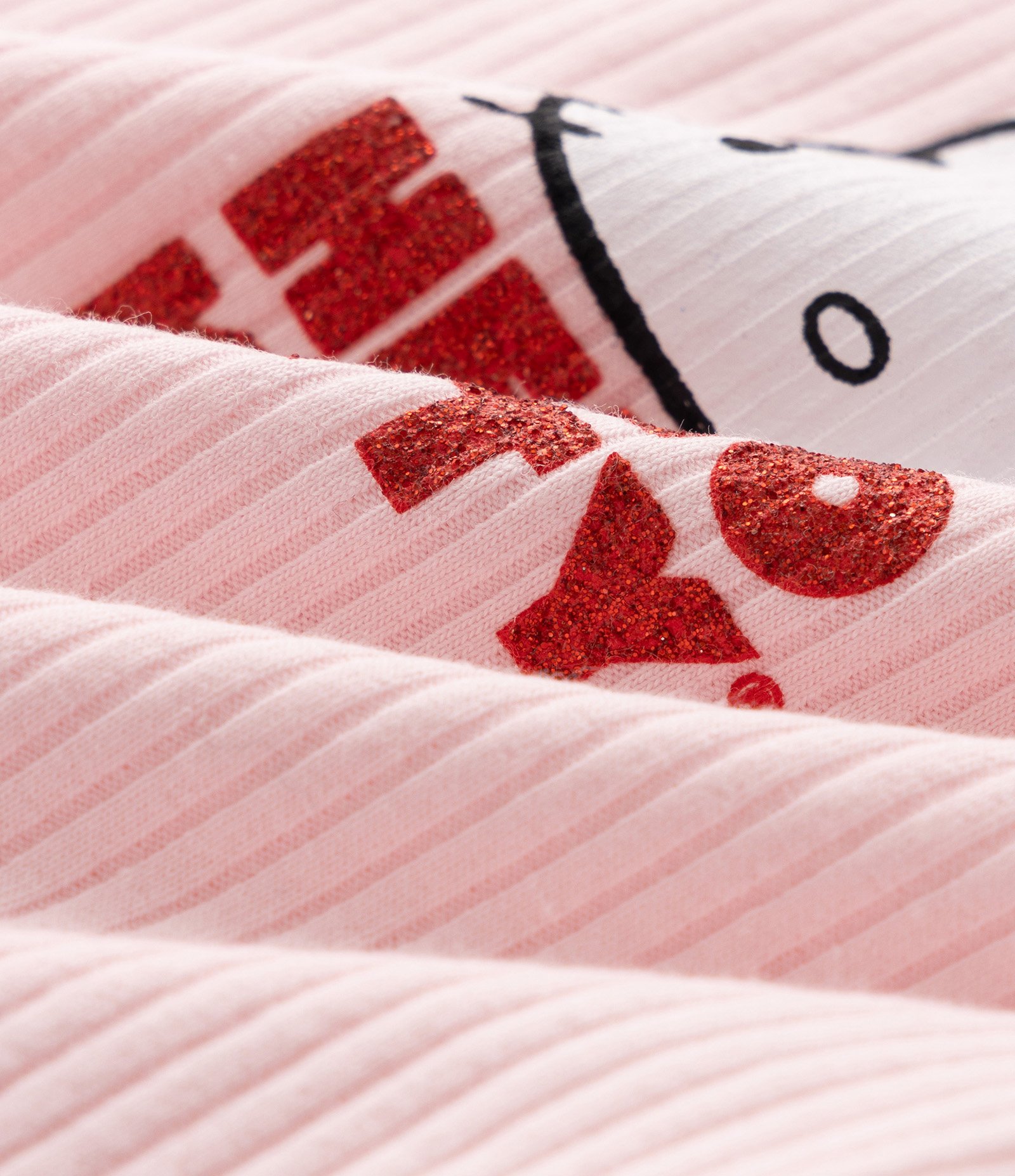 Pijama Infantil Hello Kitty em Ribana Canelada – Tam 5 a 14 Anos Rosa 5