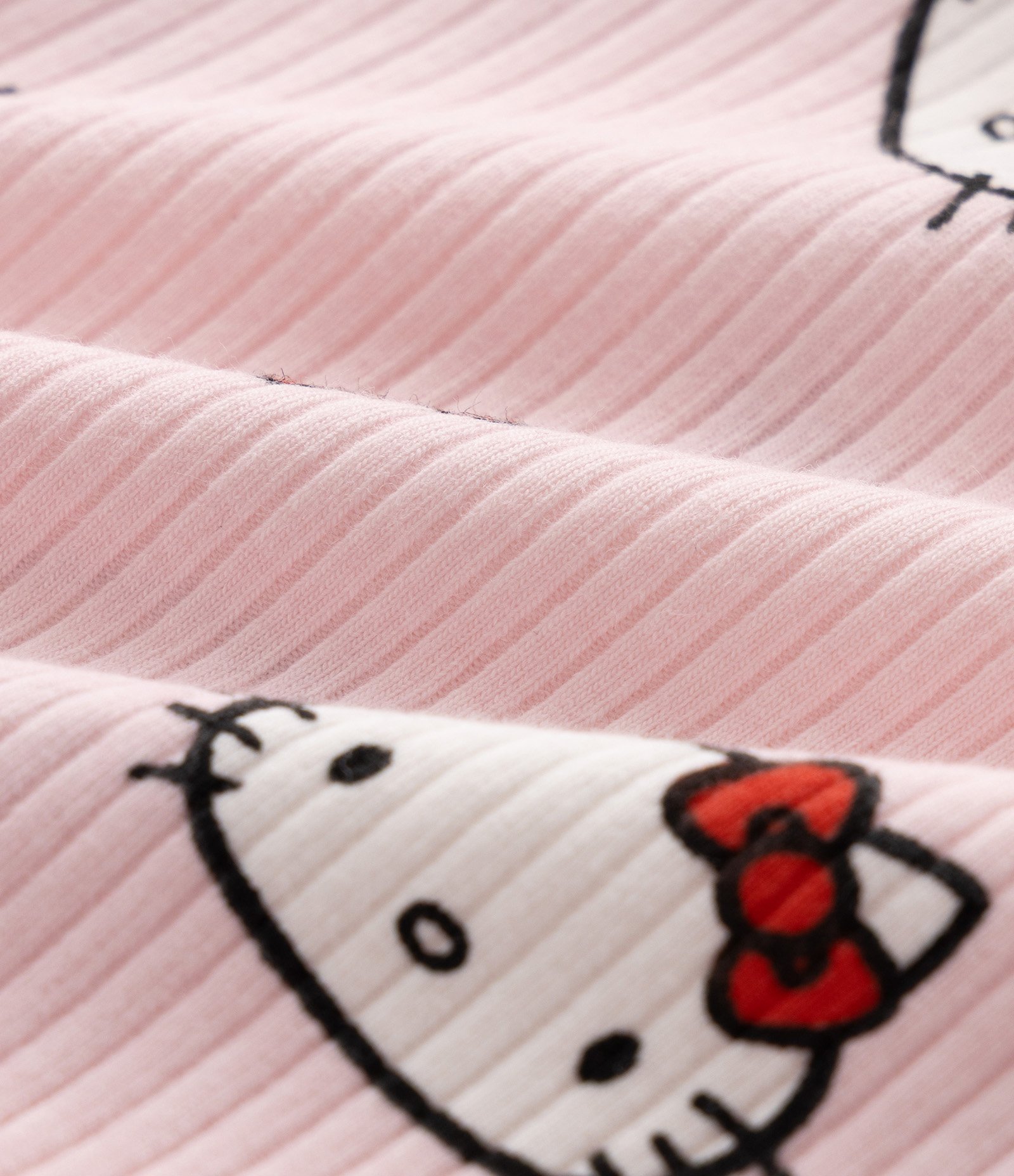 Pijama Infantil Hello Kitty em Ribana Canelada – Tam 5 a 14 Anos Rosa 8